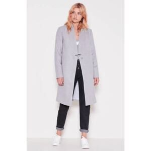 The Fifth Label Grey Go To Long Peacoat Coat Seminar Easy One Small